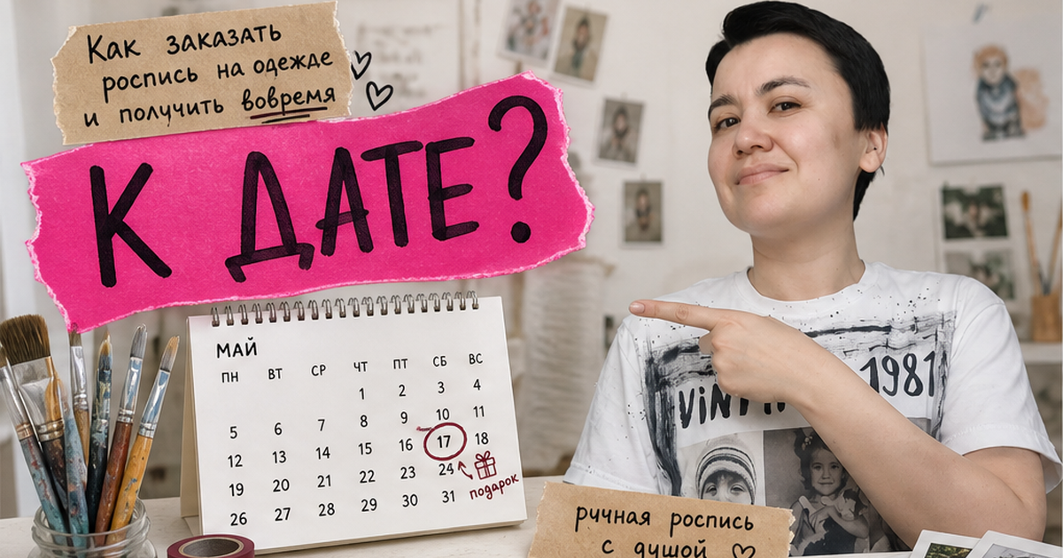 Чек-лист перед заказом ручной росписи: как успеть к дате