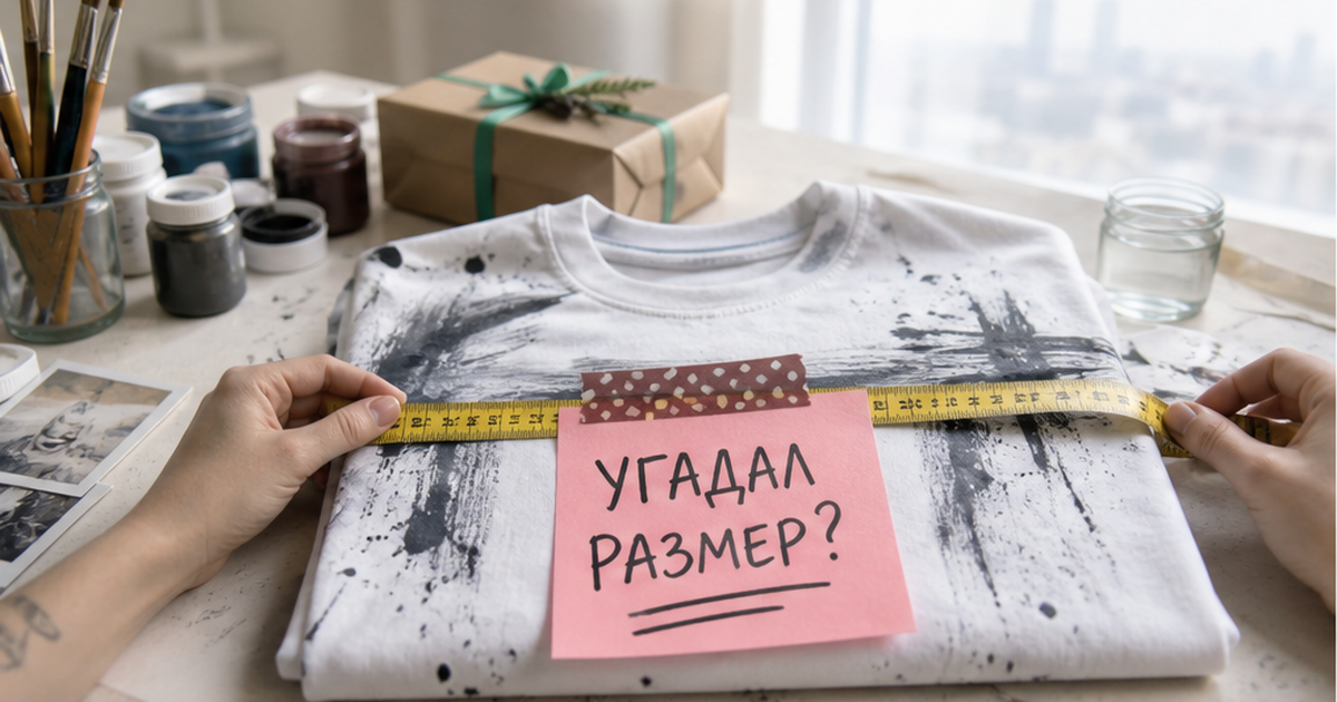 Как угадать размер футболки в подарок с росписью: чек-лист замеров без примерки